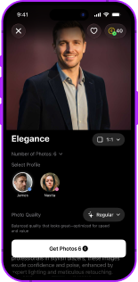 Select a template for your photo