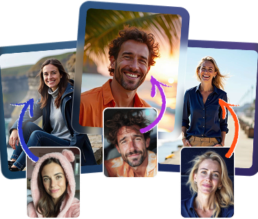 Generate AI Facebook portraits
