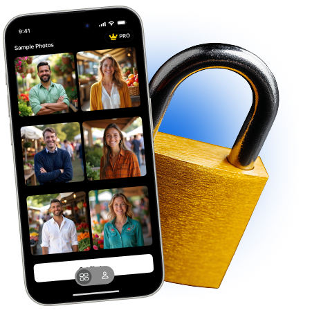 Secure generation of your AI Facebook photos