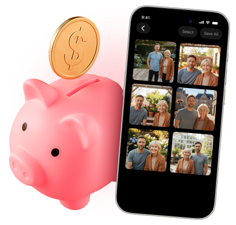 Customize the size of your Christmas photos