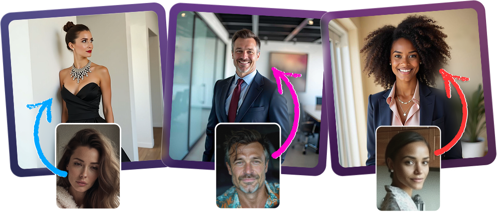 Generate AI portrait photoshoot