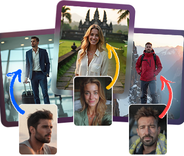 Generate AI travel portraits