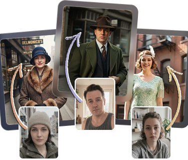 Generate AI yearbook photos