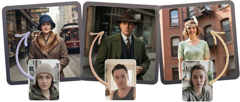Generate AI yearbook photos