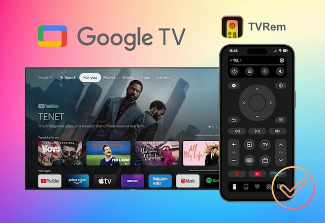 TVRem is the best remote app for Google TV