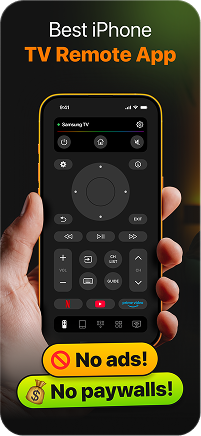 TVRem is the best TV remote app for iPhone or iPad