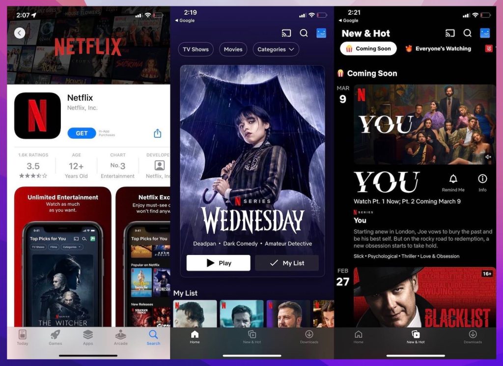Netflix app