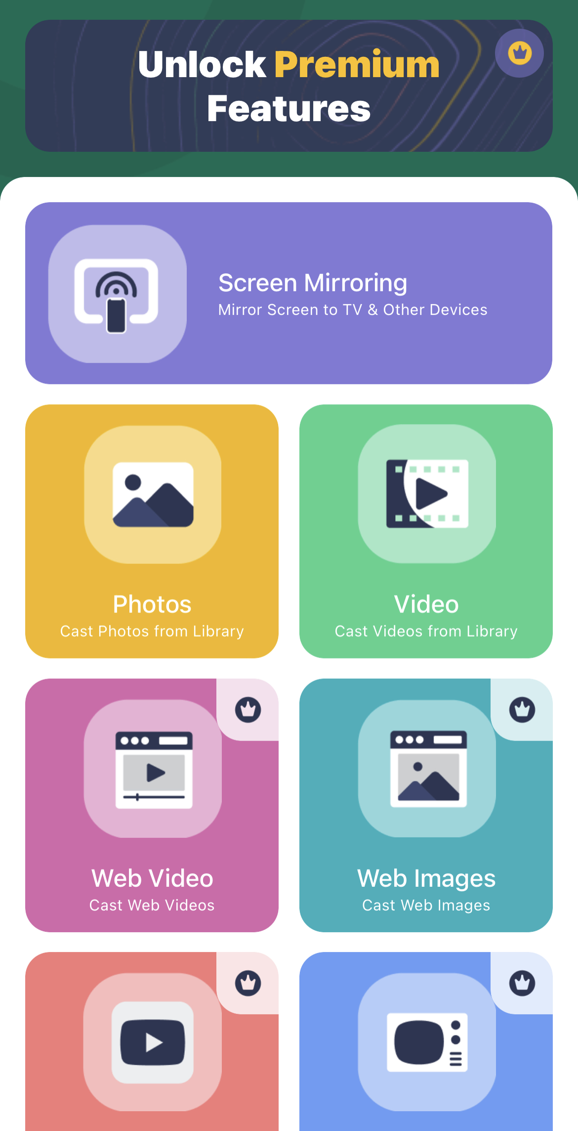 Screen Mirroring using a third-party app