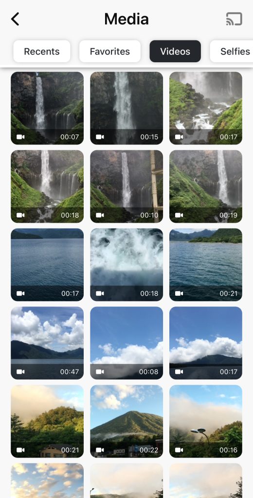 Tap on the selected video for casting via Screen Mirroring | Smart TV Tap on the selected video for casting via Screen Mirroring | Smart TV