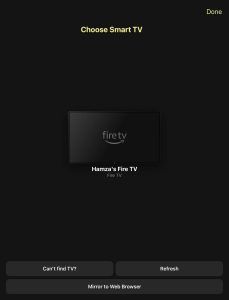 Fire TV device in DoCast