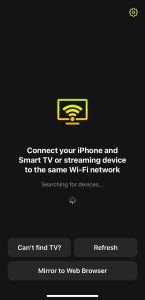 Connect your devices to the same Wi-Fi network Connect your devices to the same Wi-Fi network