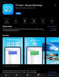 Download TV Cast - Screen Mirroring + from the App Store