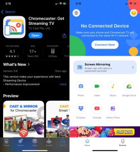 Chromecaster screenshots Chromecaster screenshots