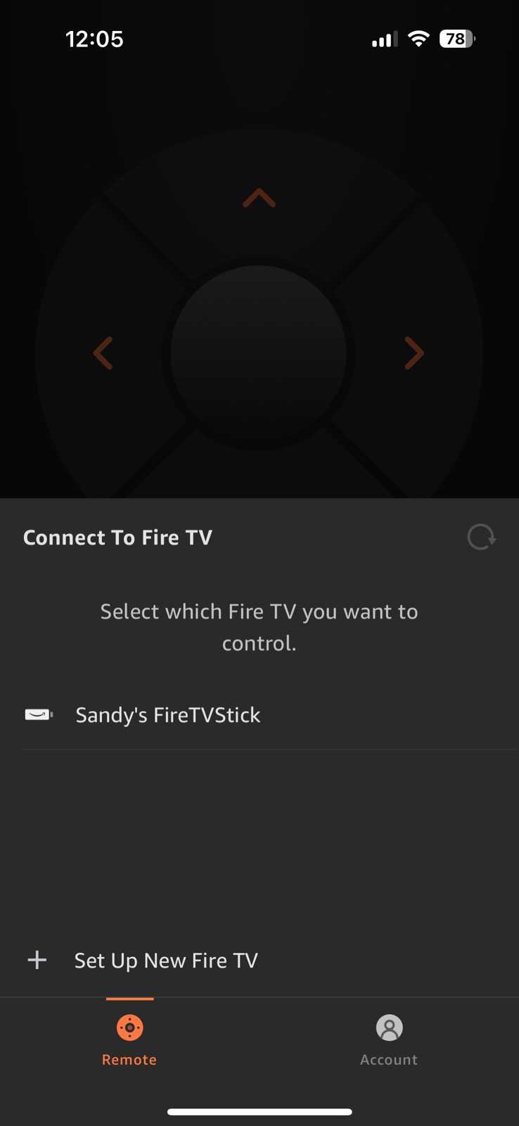 Fire TV app connect TV screen