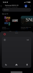 The main screen of the SmartThings app The main screen of the SmartThings app