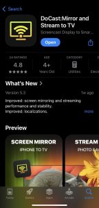 Download DoCast from the App Store Download DoCast from the App Store