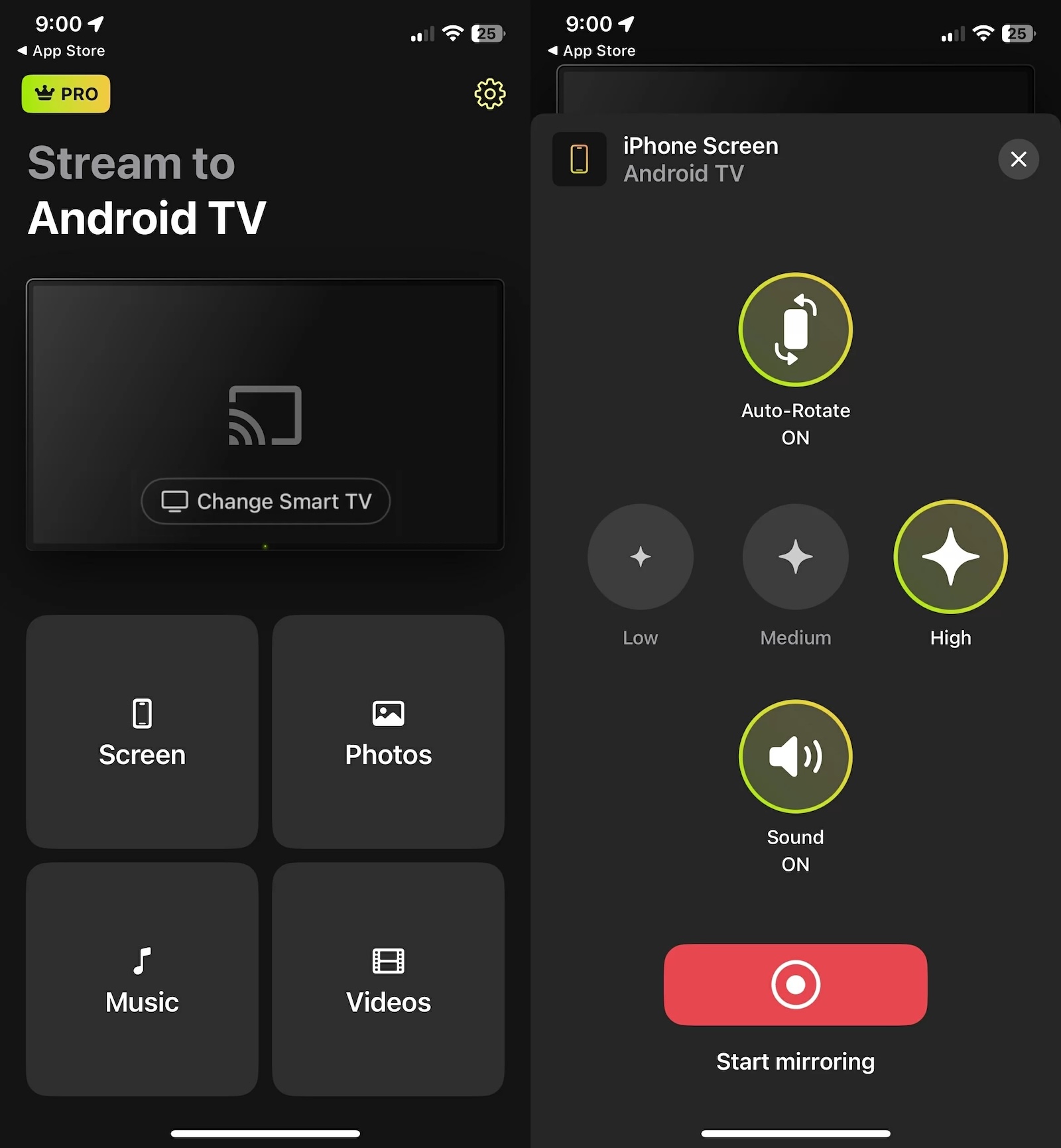 Download DoCast from the App Store and open it