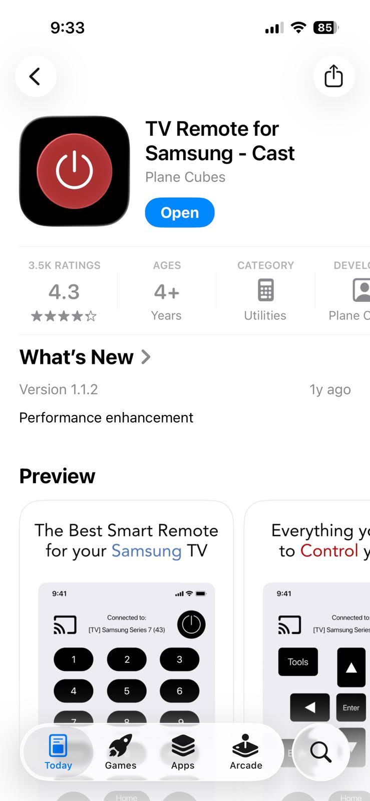 Download TV Remote for Samsung – Cast from the App Store Download TV Remote for Samsung – Cast from the App Store