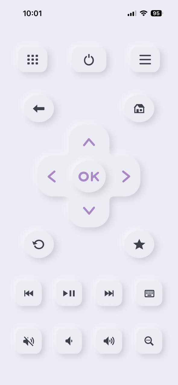 Tap on the Power button in TV Remote