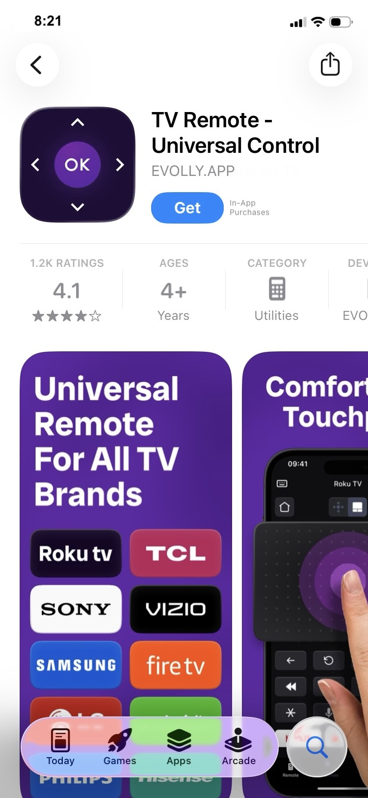 Download TV Remote - Universal Control from the App Store