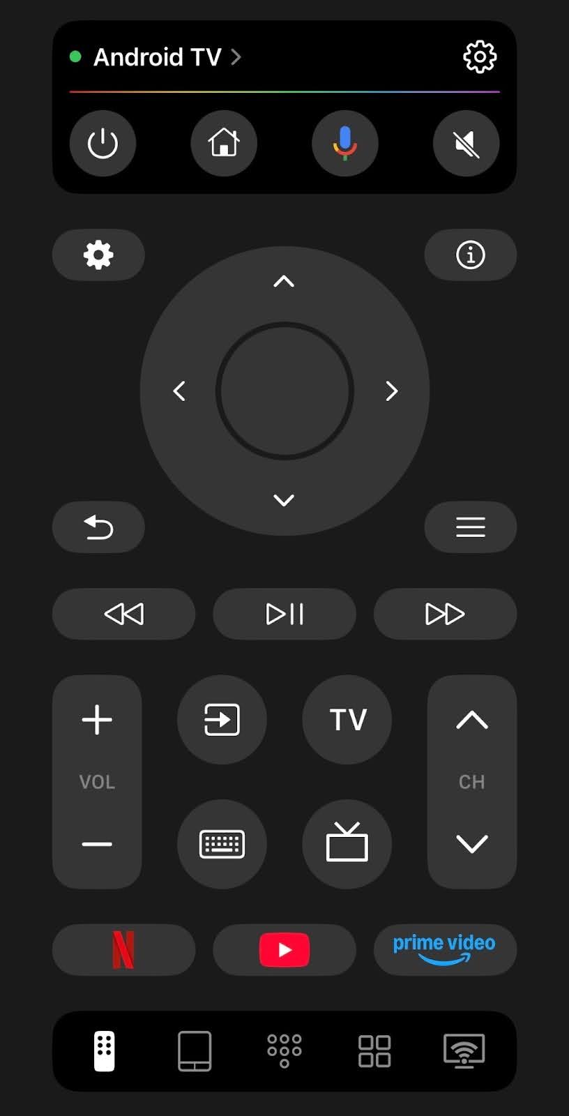 TVRem is connected to your TV device TVRem is connected to your TV device